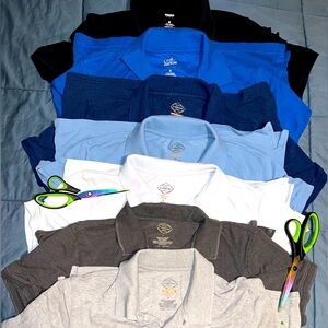 Gently used Bundle of Boys/Mens size polos. School Uniform. Size medium